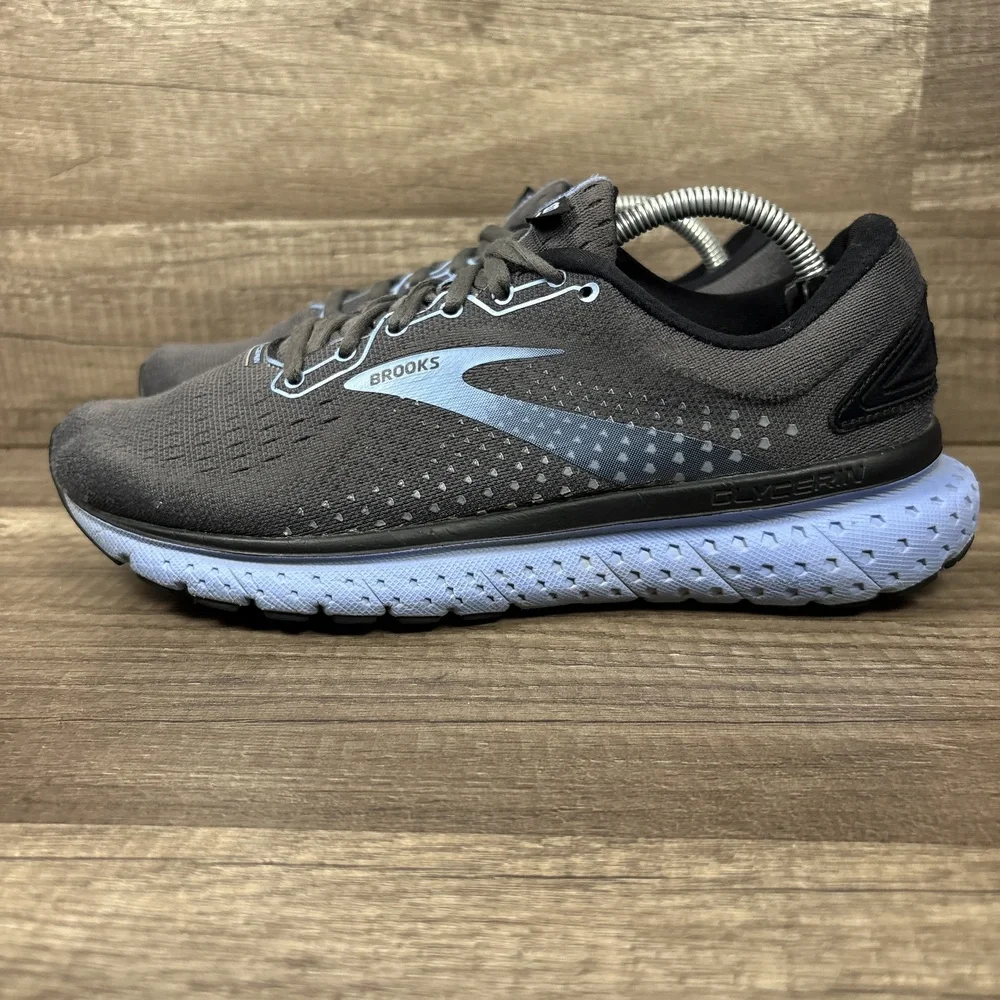 Brooks Glycerin 16 Gray Blue Womens US Size 8 EUR 39 1203171B050 Running Shoes